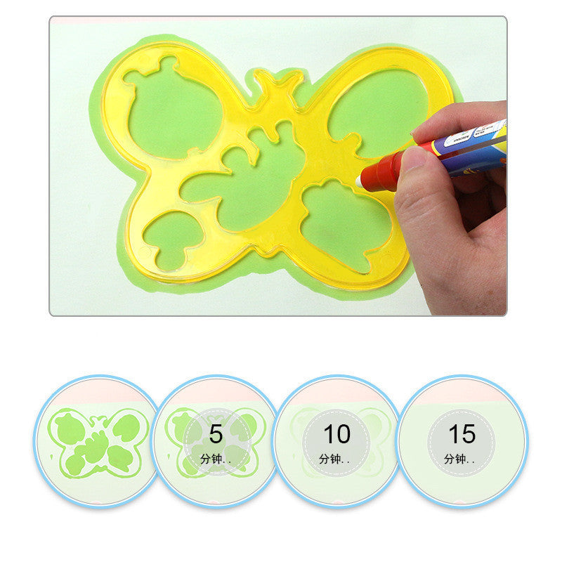 Children's Magic Water Canvas 120x80cm Marine Graffiti Mat